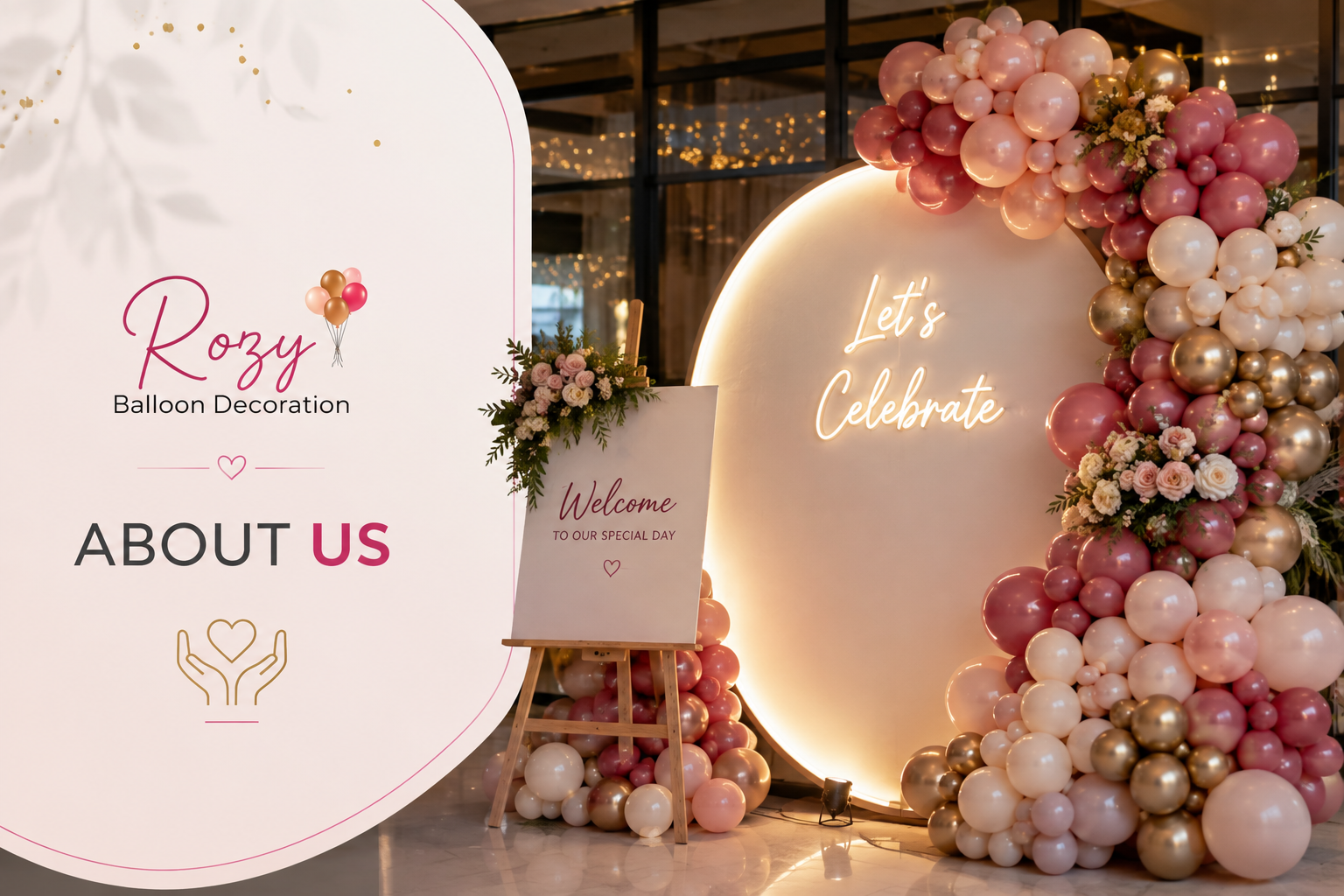 Rozy Decoration about us event backdrop setup in Jaipur